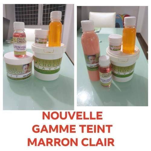 Gamme teint marron clair 