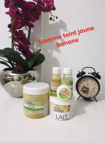 Gamme teint jaune banane 
