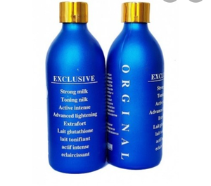 Lait gluta bleu exclusive