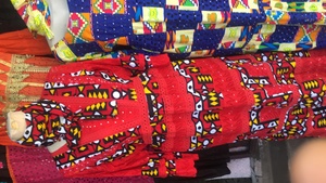 Complet boubou dame avec dentelles 