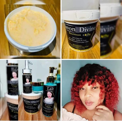 Gamme blanchissante divine  pour vous donnez un teint bim👌et vous débarrassez de tout vos imperfections